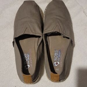 Women's Tan BOBS By Skechers Slip On Shoes